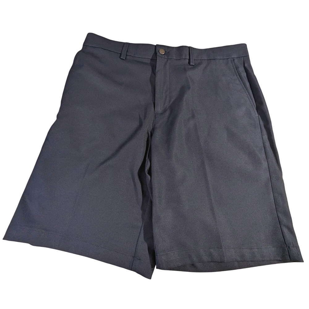 Callaway Golf Flat Front Shorts 34 Navy Polyester‎ AZ2062